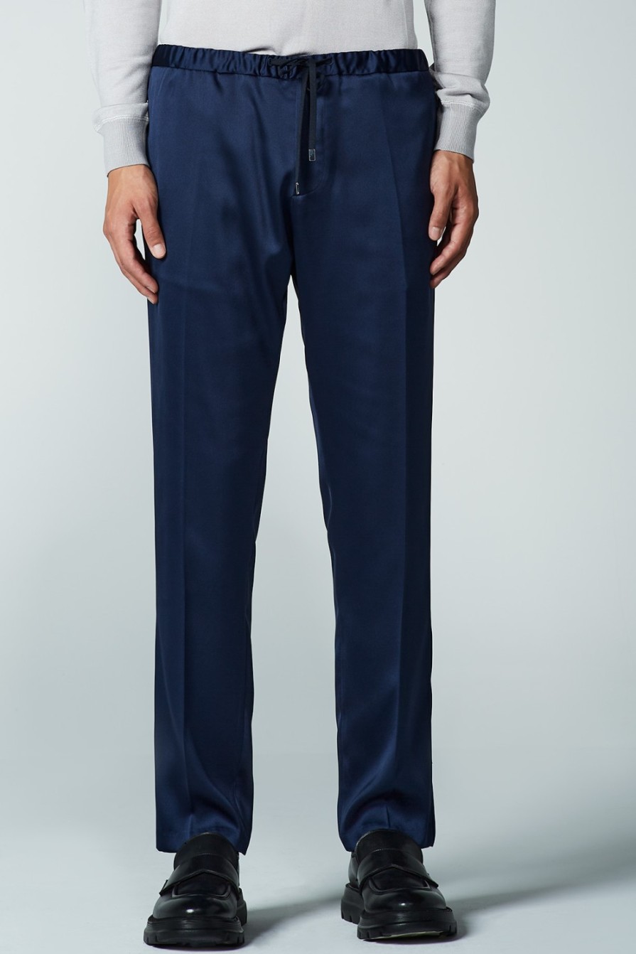 Men Satin Casual Pants Silk Satin Pajama Pants Bottoms Sleepwear Soft  Drawstring Trousers Nightwear Lounge Pants - AliExpress